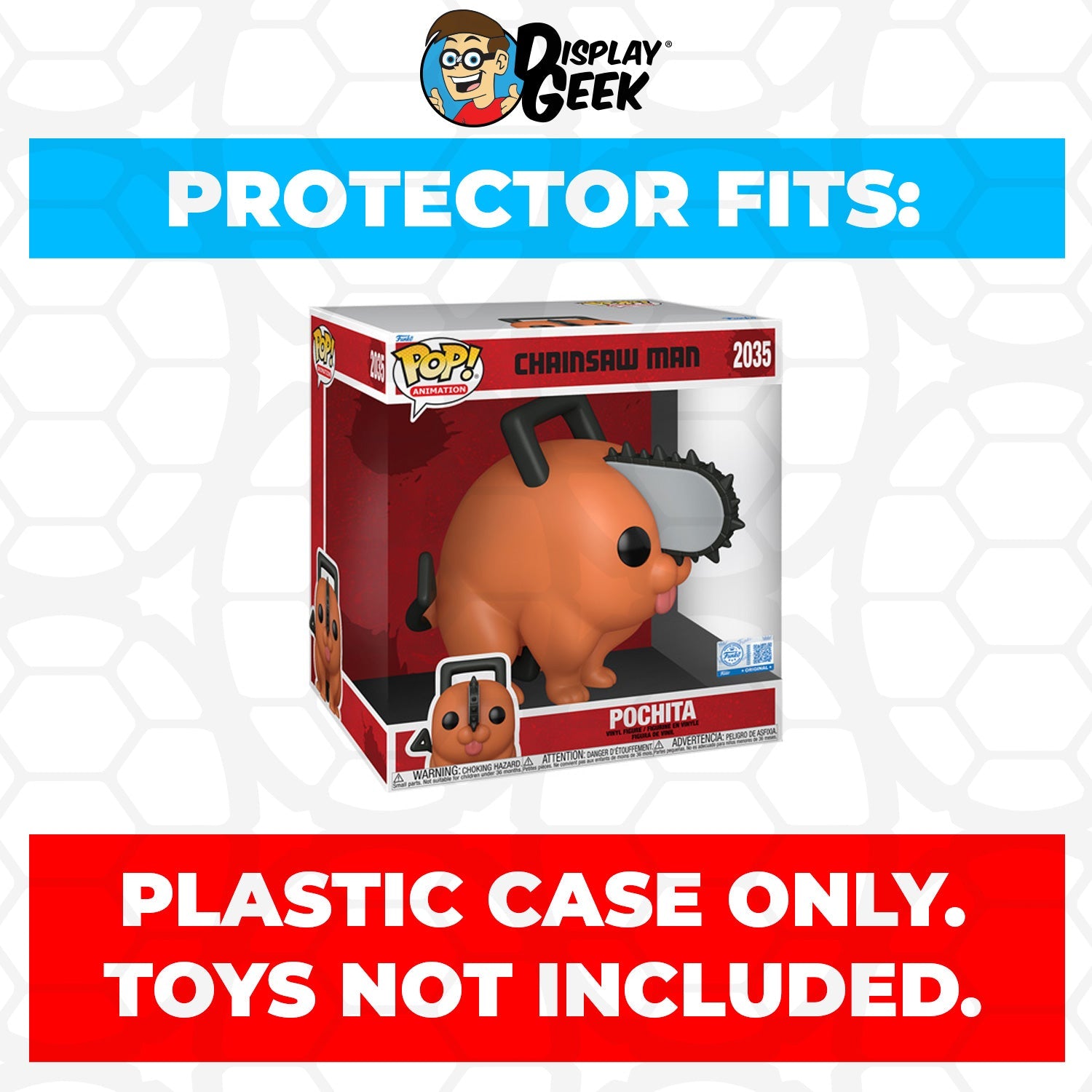 Funko POP! 10 inch Chainsaw Man - Pochita #2035 Jumbo Size Pop