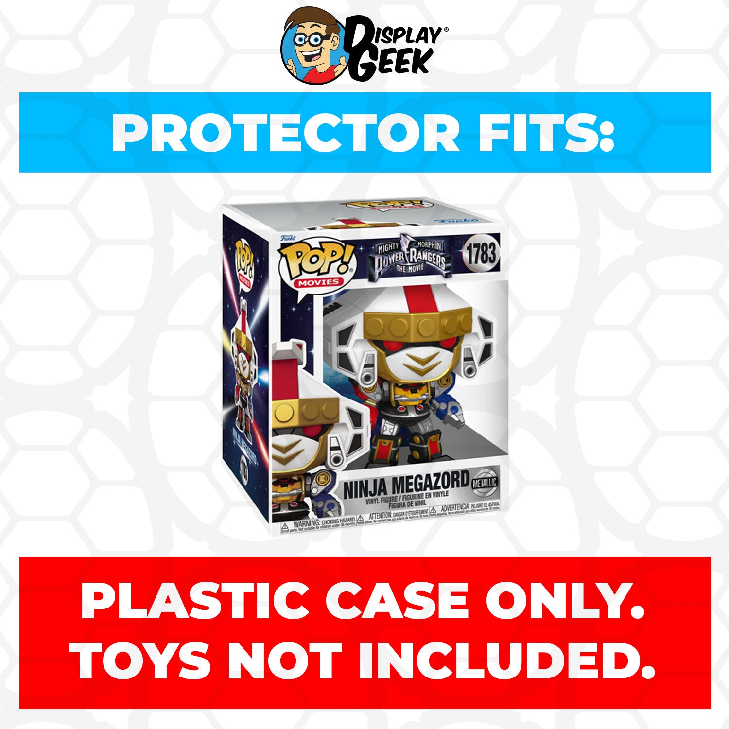 【2162】ボイジャーくん Funko POP! 6 inch Ninja Megazord Metallic Super Size #1783 Pop