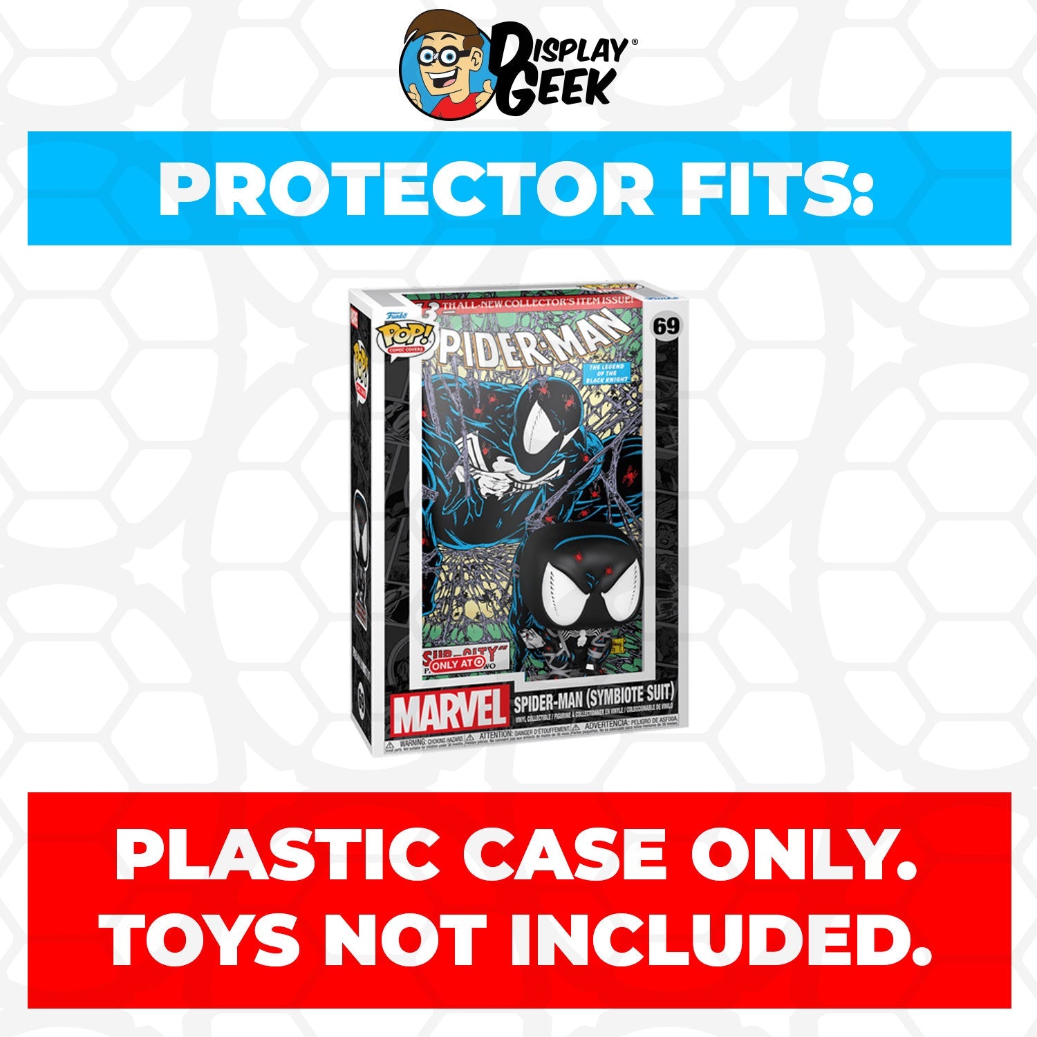 Funko POP! Comic Covers Spider-Man Symbiote Suit #69 Pop Protector
