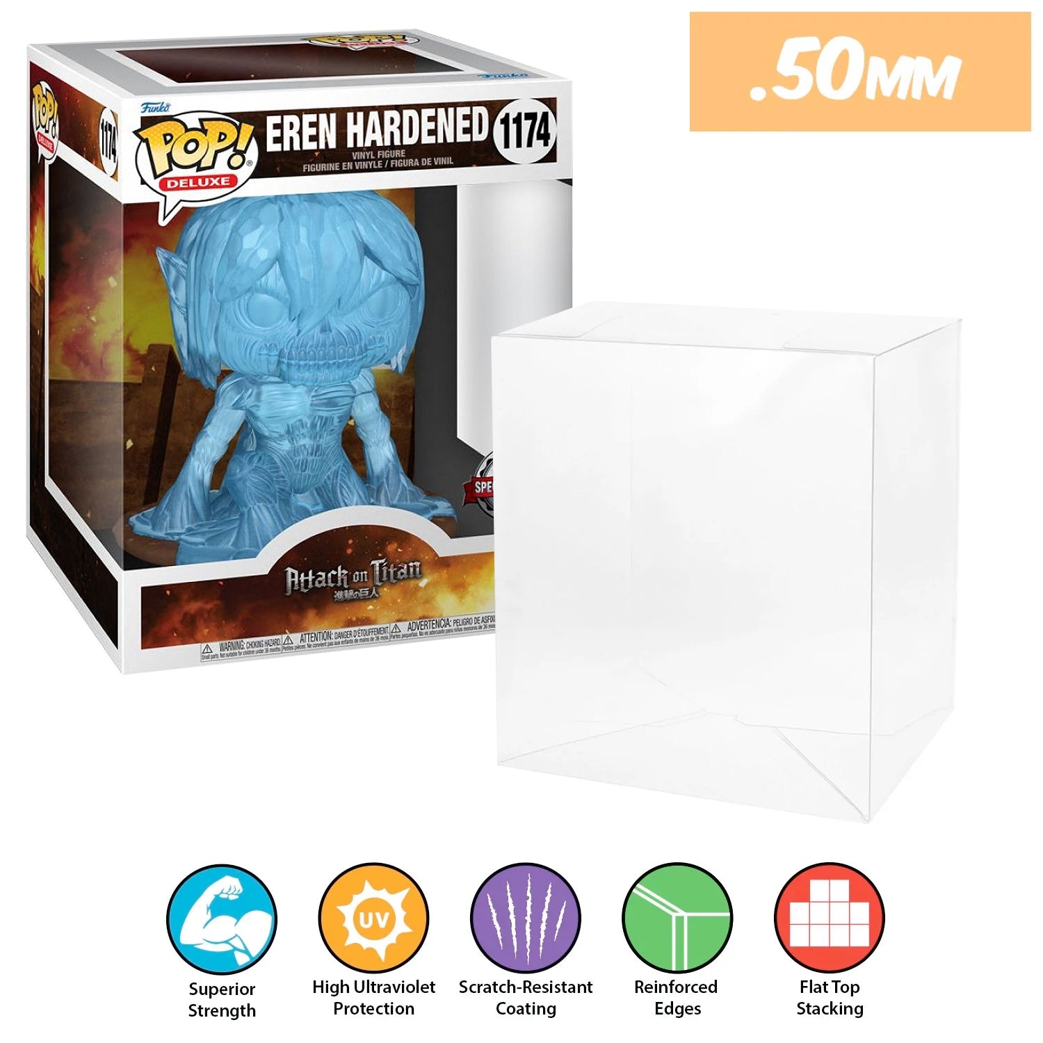 Funko POP! Deluxe Attack on Titan Eren Hardened #1174 Pop
