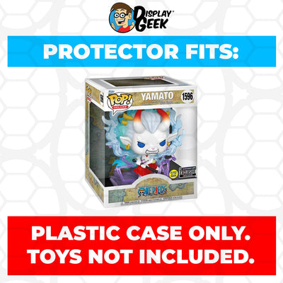 Funko POP! Deluxe One Piece Yamato Man-Beast Form Glow #1596 Pop Protector Size Confirmed by Display Geek