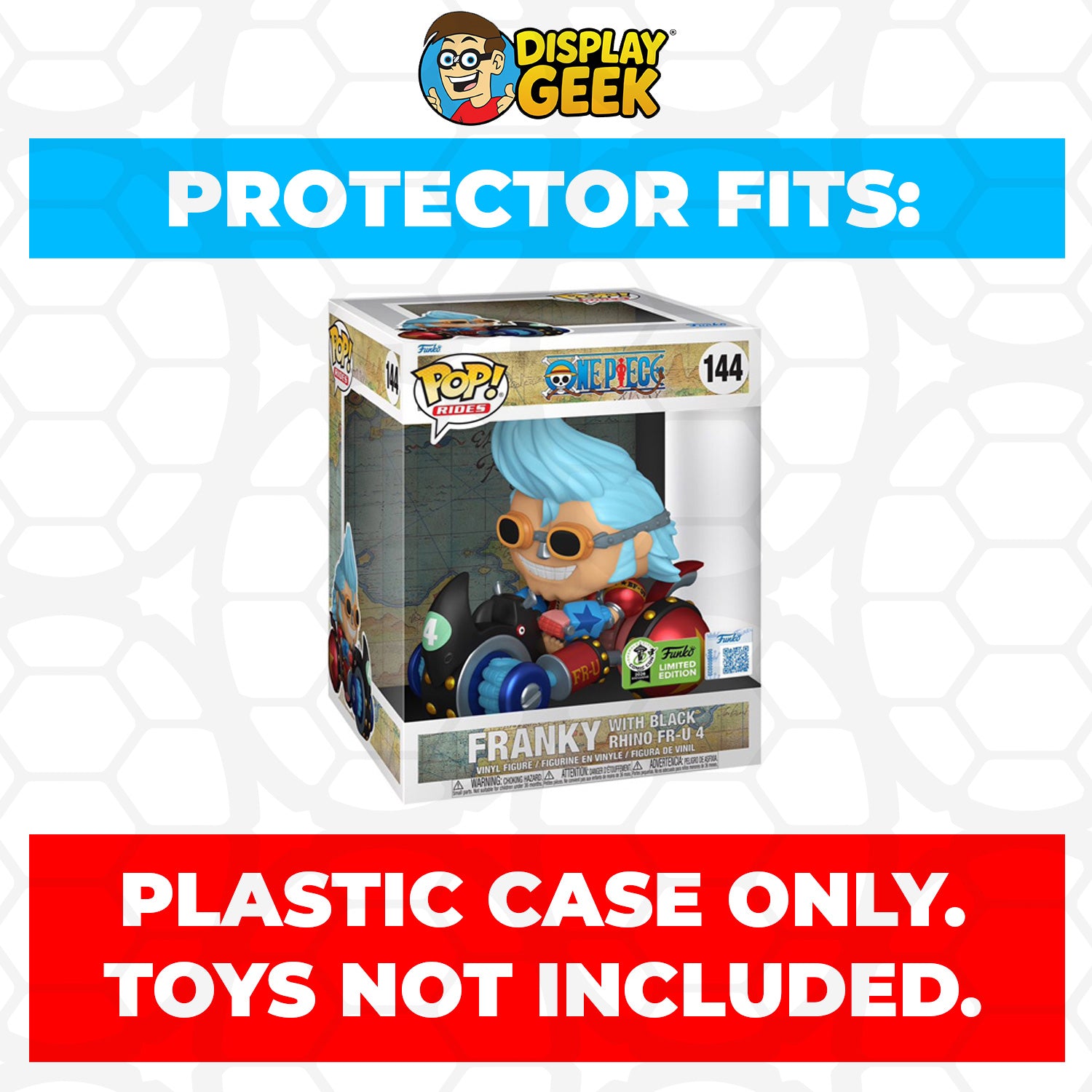 Funko POP! Rides One Piece - Franky With Black Rhino FR-U 4 ECCC