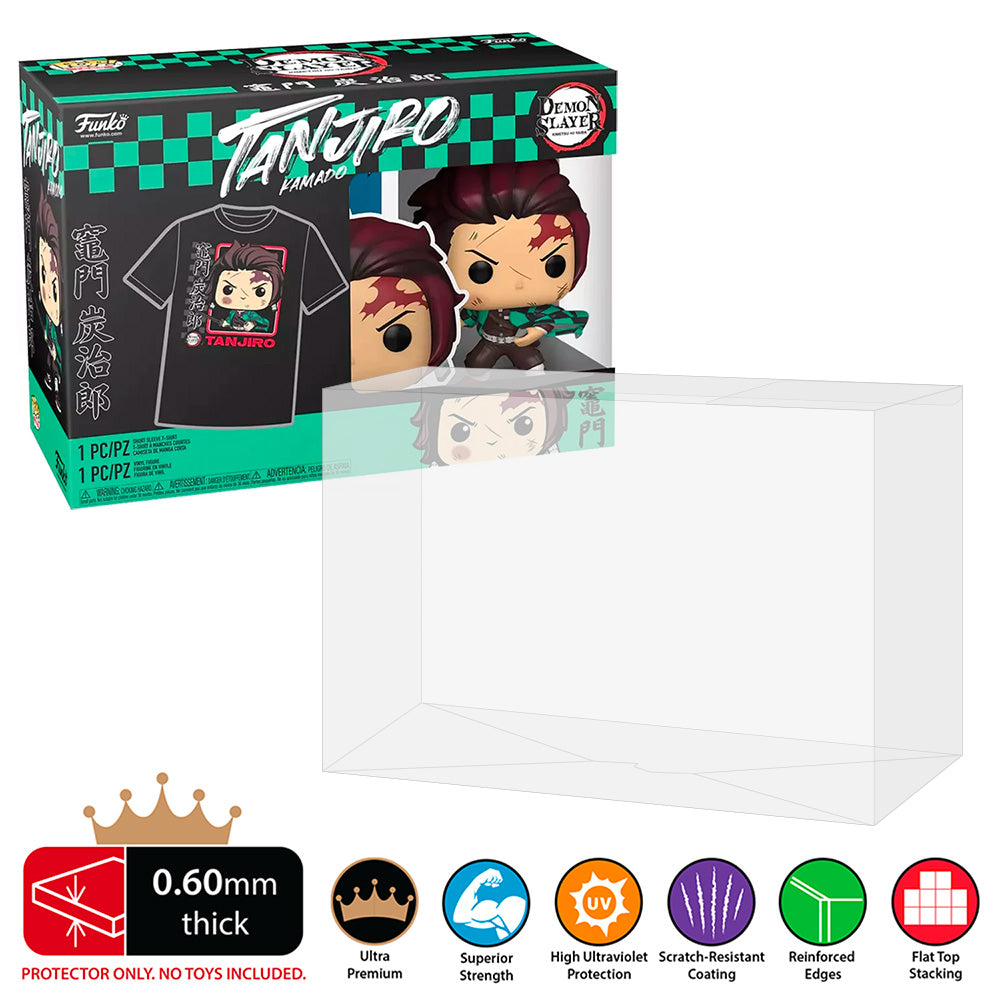 POP & Tee - Funko Pop Protectors (0.60mm UV Resistant) Fits 6.25