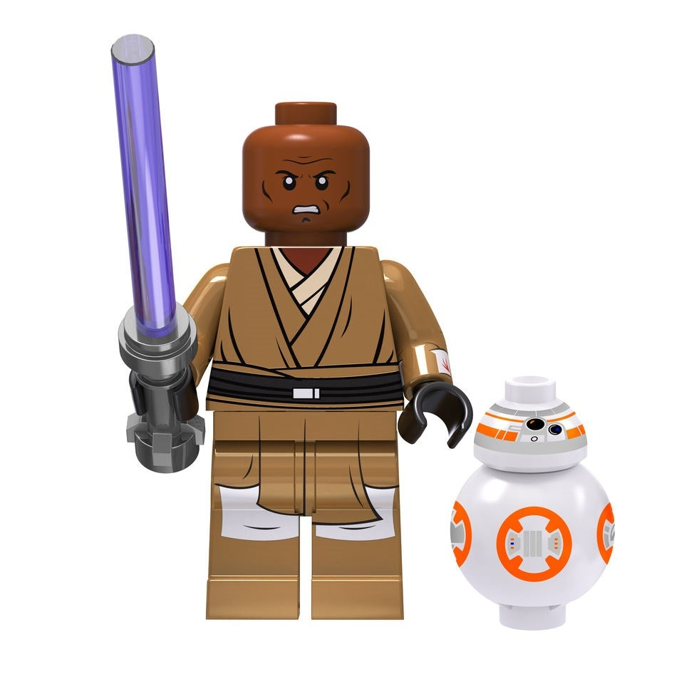 Mace Windu (Star Wars) Custom Building Blocks Mini Figures Compatible  with LEGO