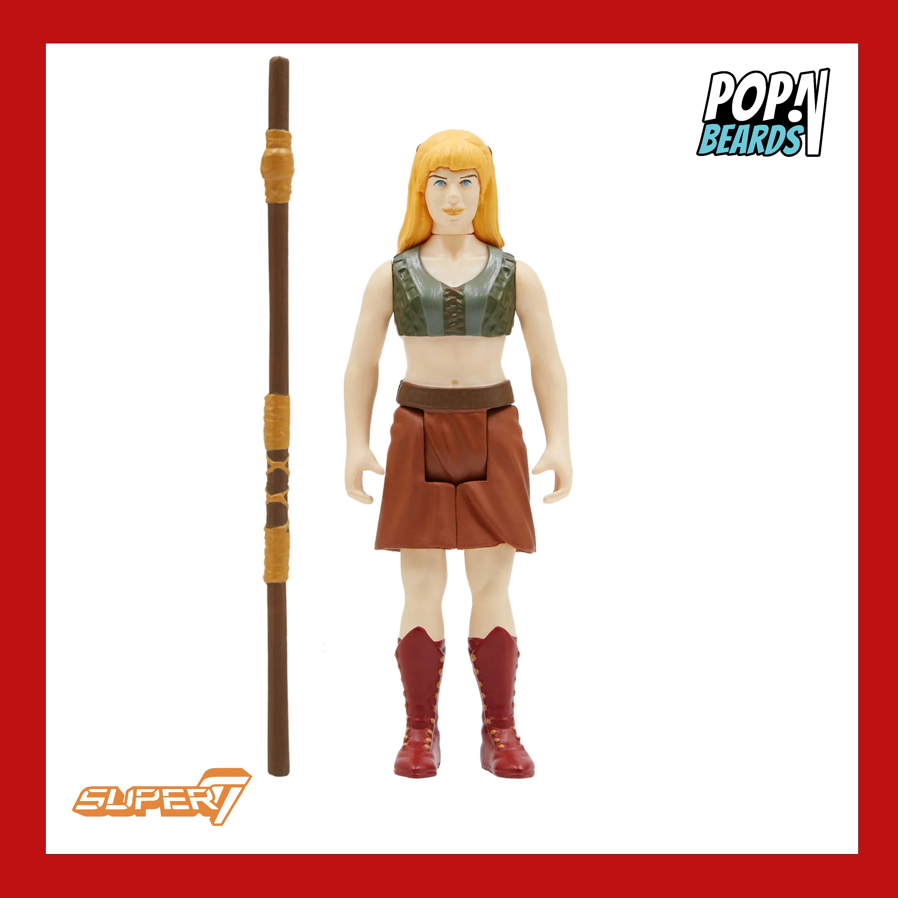 Super7 ReAction (Xena Warrior), Gabrielle (S1) Display Geek, Inc.