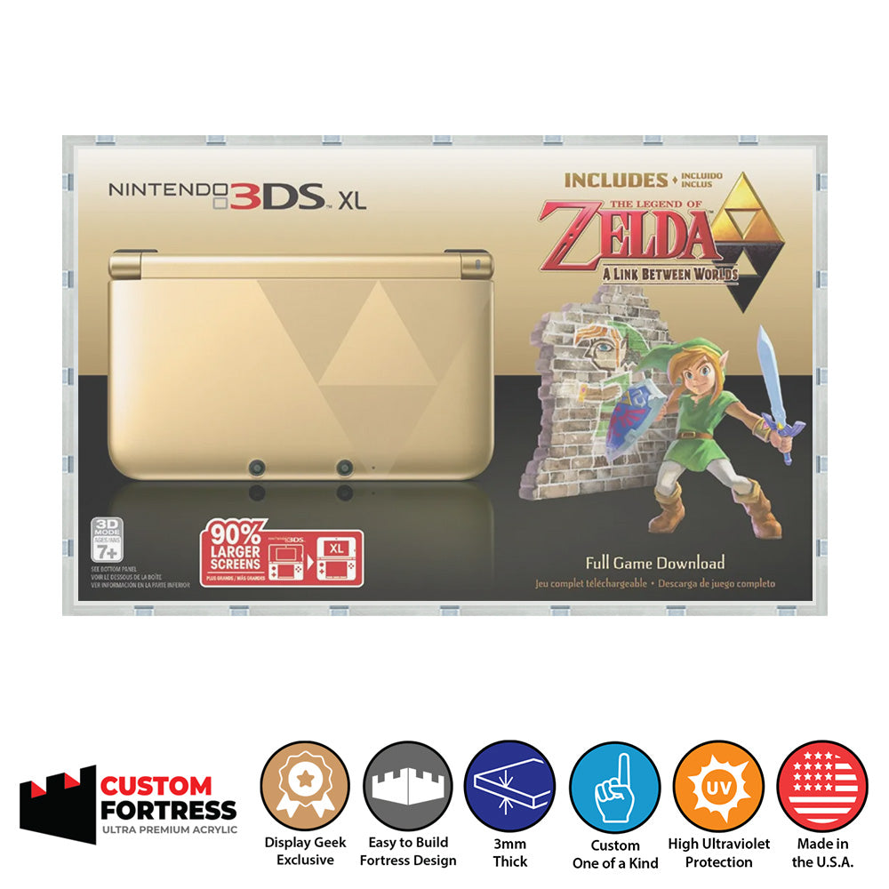 Custom Acrylic Hard Case for NINTENDO 3DS XL A LINK BETWEEN WORLDS