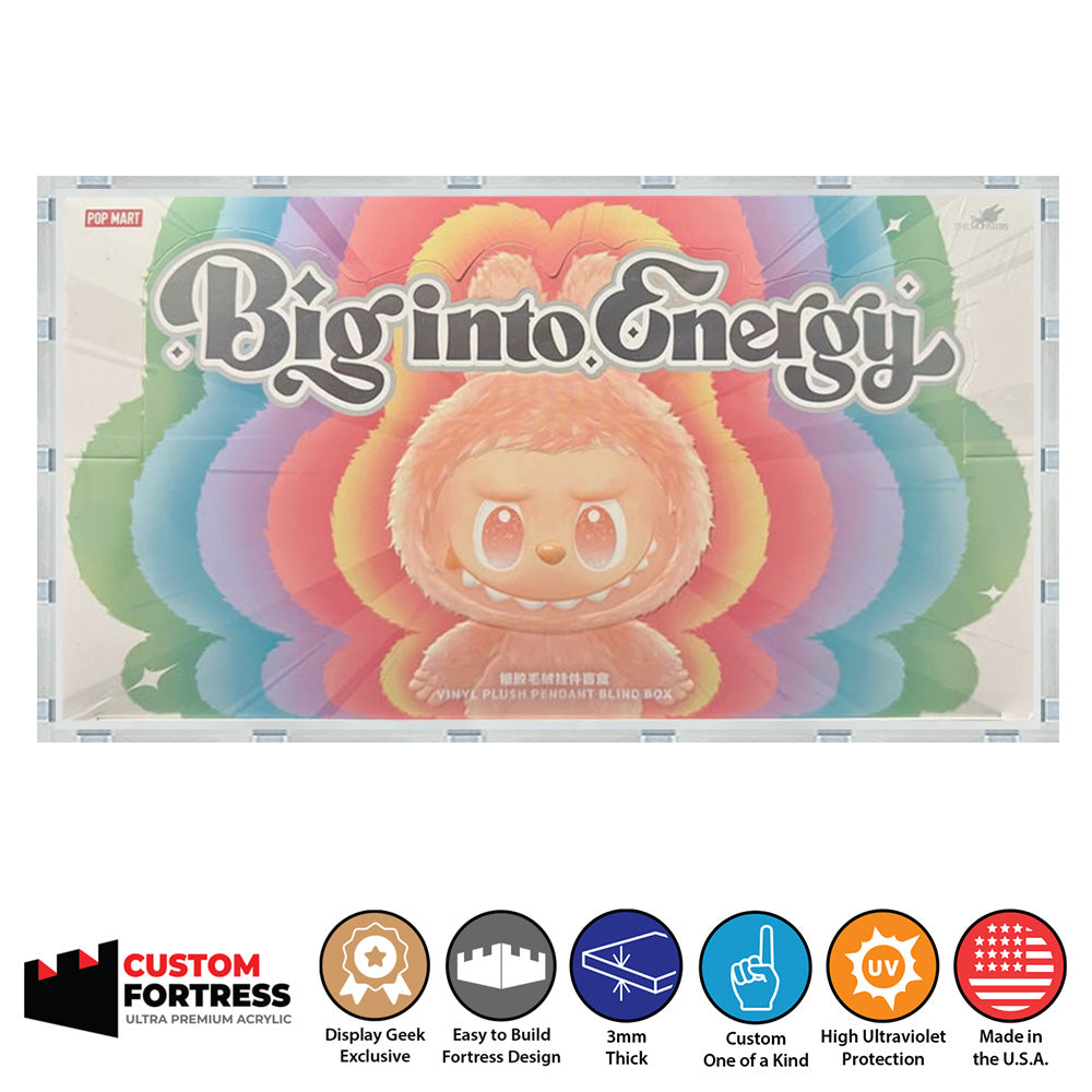 Custom Acrylic Hard Case for BIG INTO ENERGY LABUBU BLIND BOX