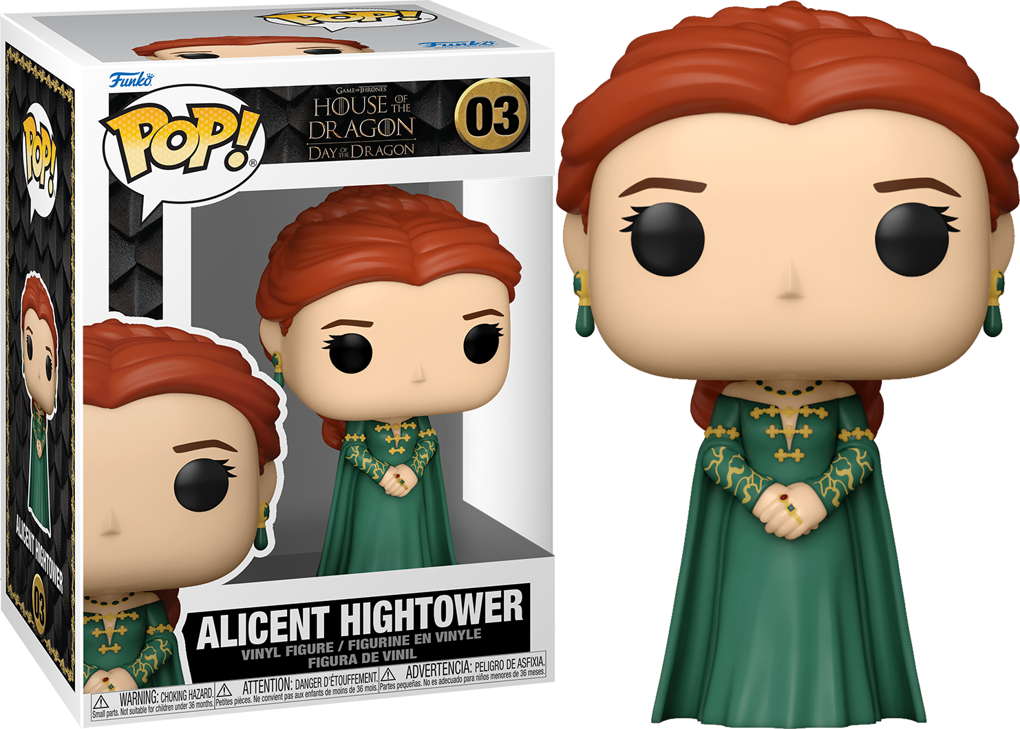 Pop! Television: 03 House Of The Dragon, Alicent Hightower– Display 