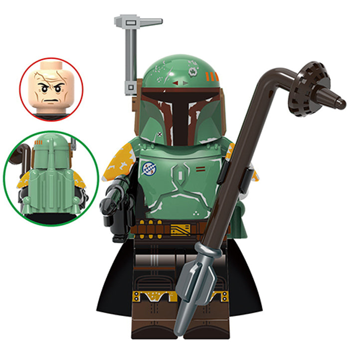 Boba Fett Star Wars Custom Building Blocks Mini Figures Compatible with LEGO