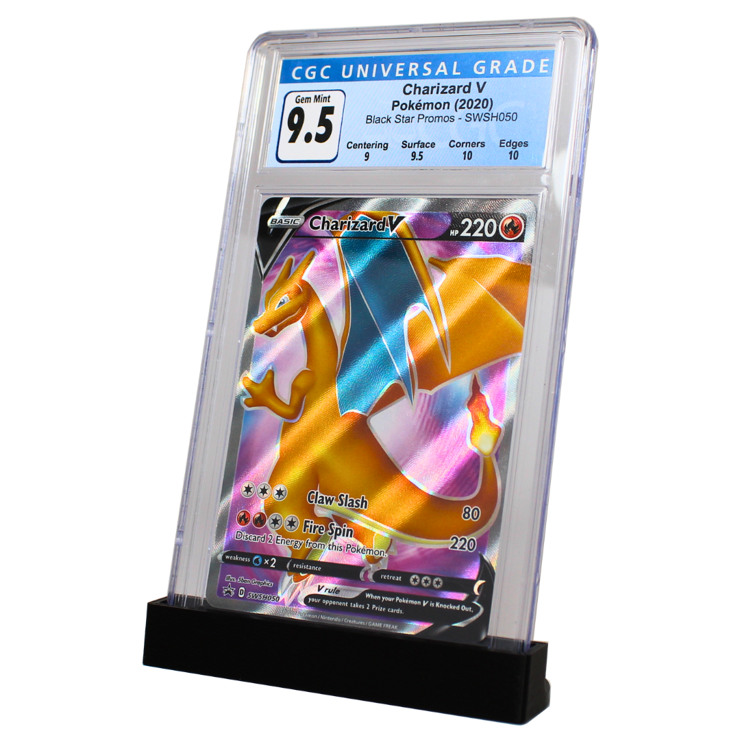 Display Geek & Stand Up Displays TCG Trading Card Games CGC Graded Card Display Case