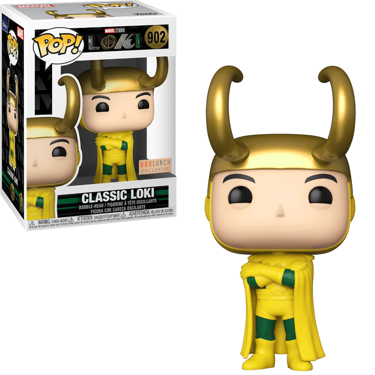 POP Marvel 902 Loki Classic Loki Exclusive Display Geek Inc