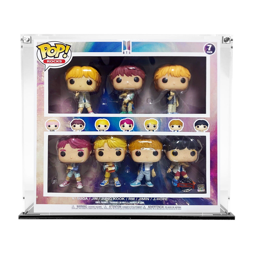Custom Acrylic Display Case for PACK LARGE Funko Pop Grail Boxes (3mm  thick, UV Resistant) Fits x13w x