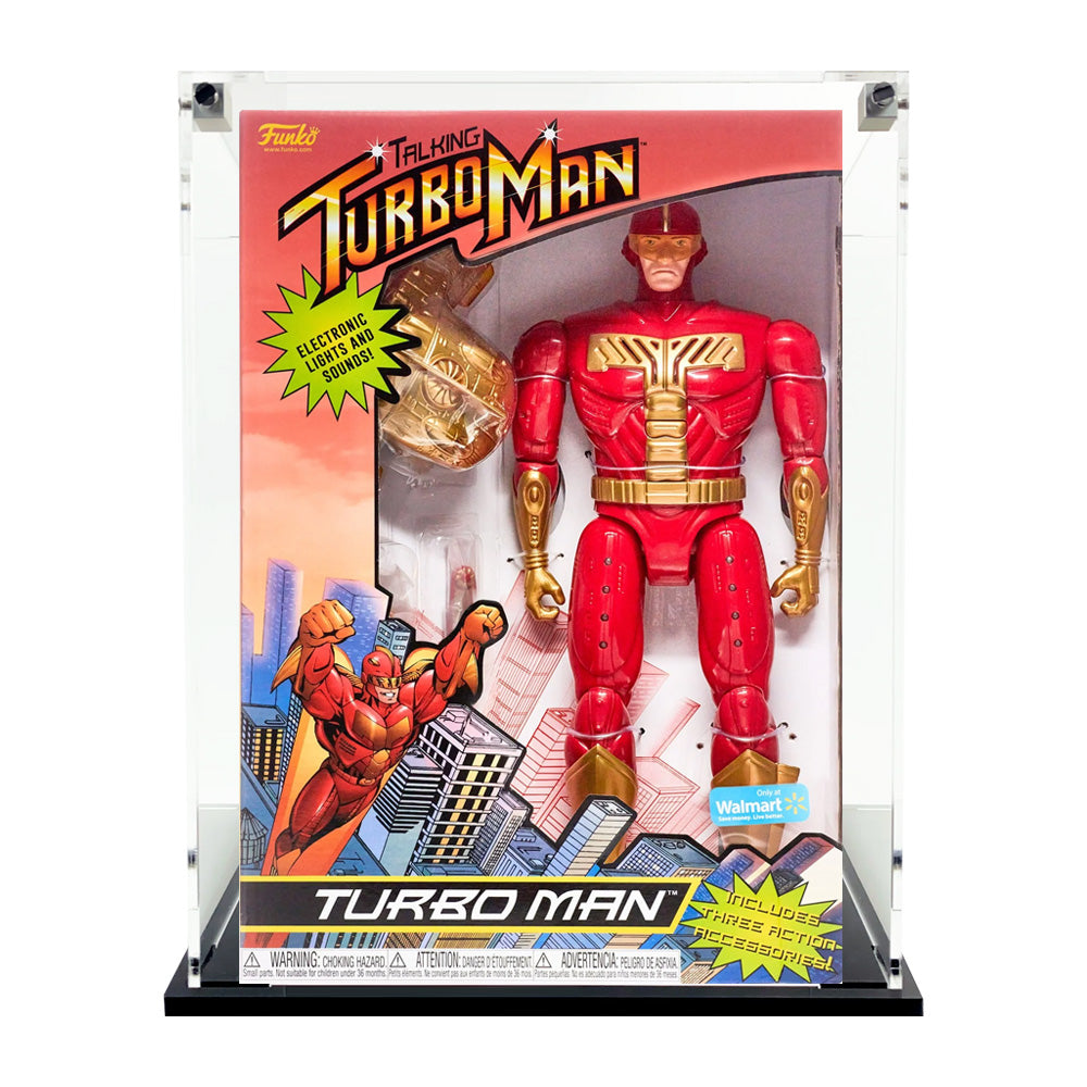 TURBO MAN - 3mm thick Custom Acrylic Display Case for Funko Action