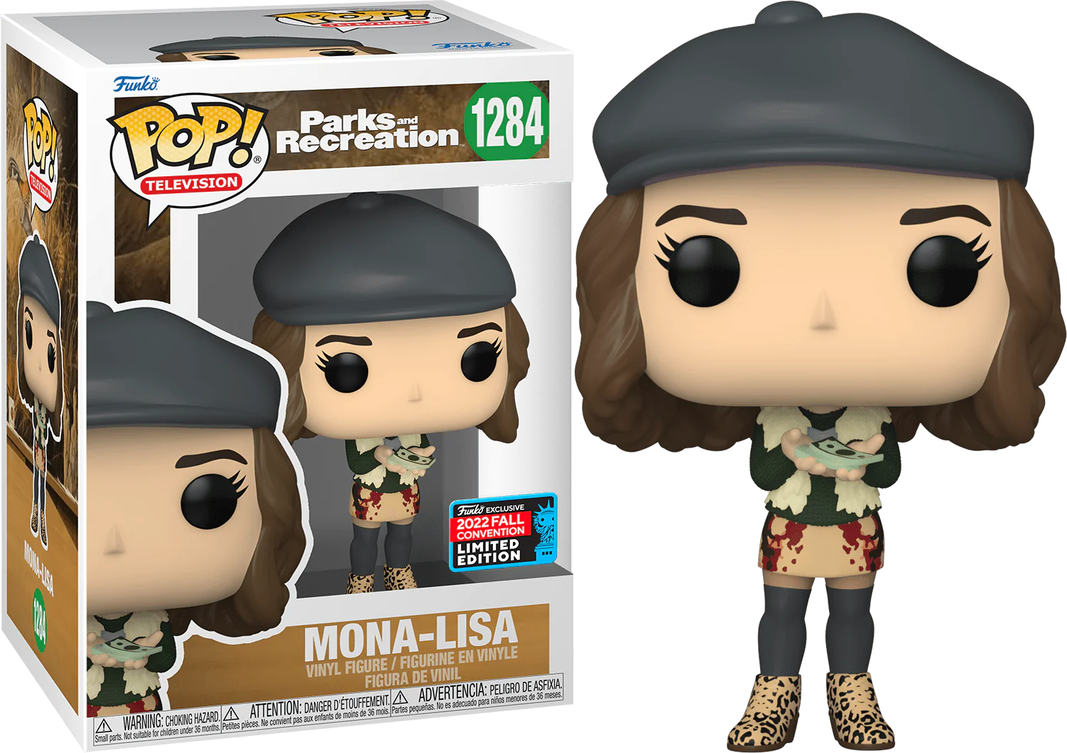 POP! Television 1284 Parks and Rec, MonaLisa Exclusive Display Geek