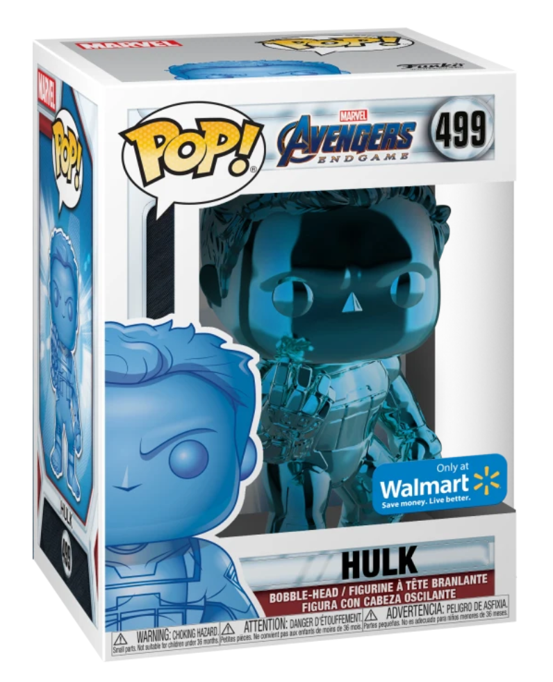Chrome Endgame Exclusive Pop Hulk Chrome Funko Pop FREE SHIPPING