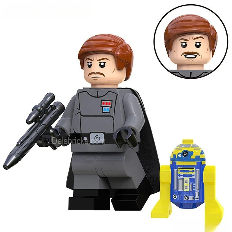 Admiral Wullf Yularen (Star Wars) - Custom Building Blocks Mini Figure