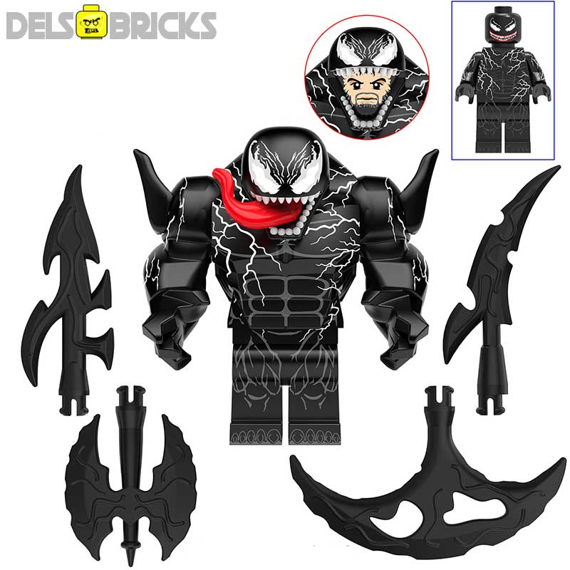 Venom (Marvel Spider-Man) Custom Building Blocks Mini Figures