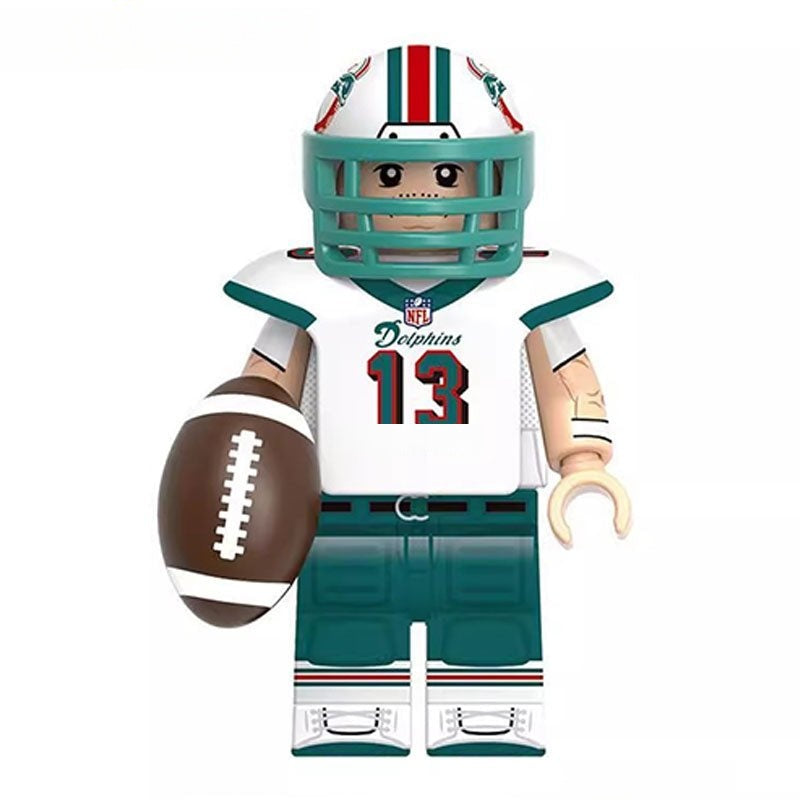 Dan Marino (NFL Football) - Custom Building Blocks Mini Figures Compat