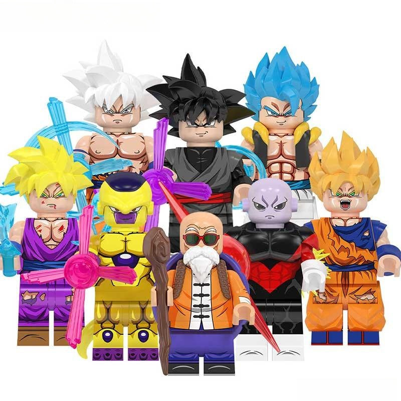 Set of 8 (Dragon Ball Z) - Custom Building Blocks Mini Figures