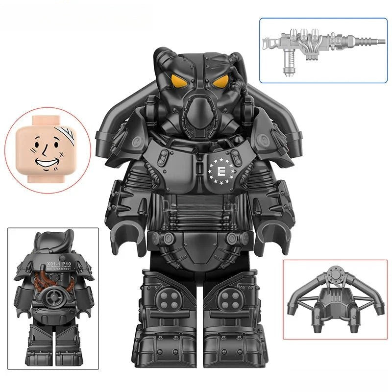グラフィックコレクター グラコレ X-01 Power Armor 3-6 (Fallout) - Custom Building Blocks Mini