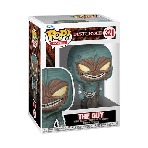 Funko Pop! 321 Rocks - Disturbed - The Guy Vinyl Figure | Display