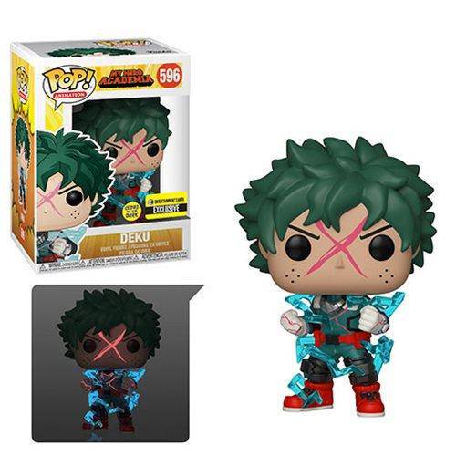 Funko Pop! 596 Animation My Hero Academia Deku Full Cowl GITD vinyl figure EE Exclusive