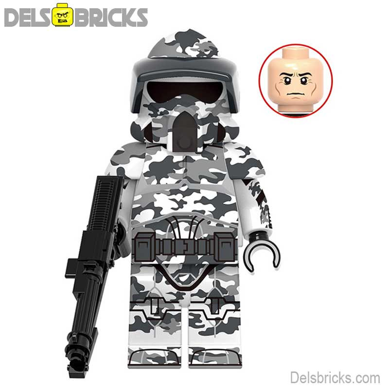 Jungle Camo ARF Clone Trooper (Star Wars) Custom Building Blocks Mini Figures Compatible with LEGO