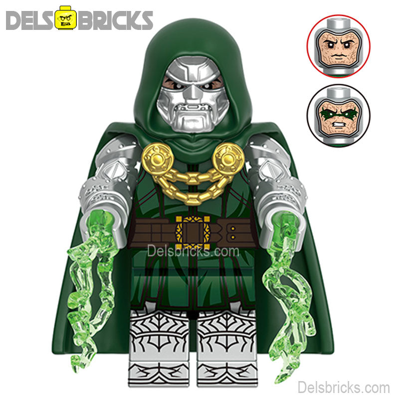 Dr Doom (Marvel Fantastic Four) Custom Building Blocks Mini Figures Compatible with LEGO