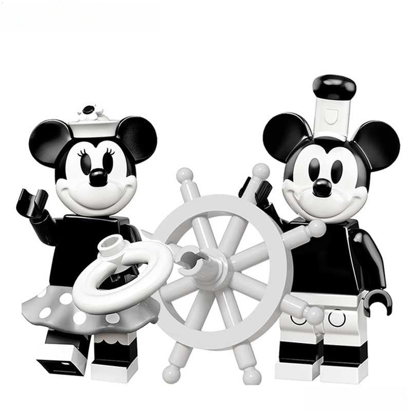 ミッキ　ミニー Set of 2 - Mickey & Minnie Mouse Black & White (Disney) - Custom