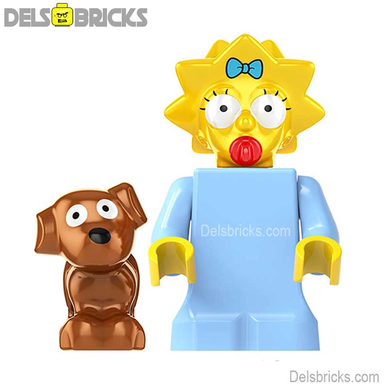 Maggie Simpson (The Simpsons) Custom Building Blocks Mini Figures Compatible with LEGO