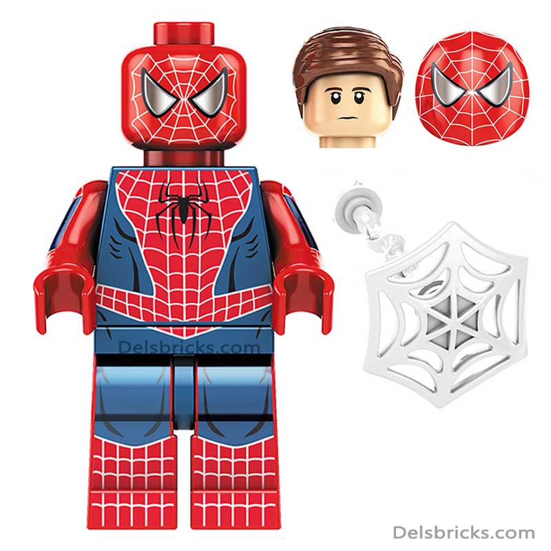 Spider-Man Tobey Maguire Sam Raimi (Marvel Spider-Man) Custom Building Blocks Mini Figures Compatible with LEGO