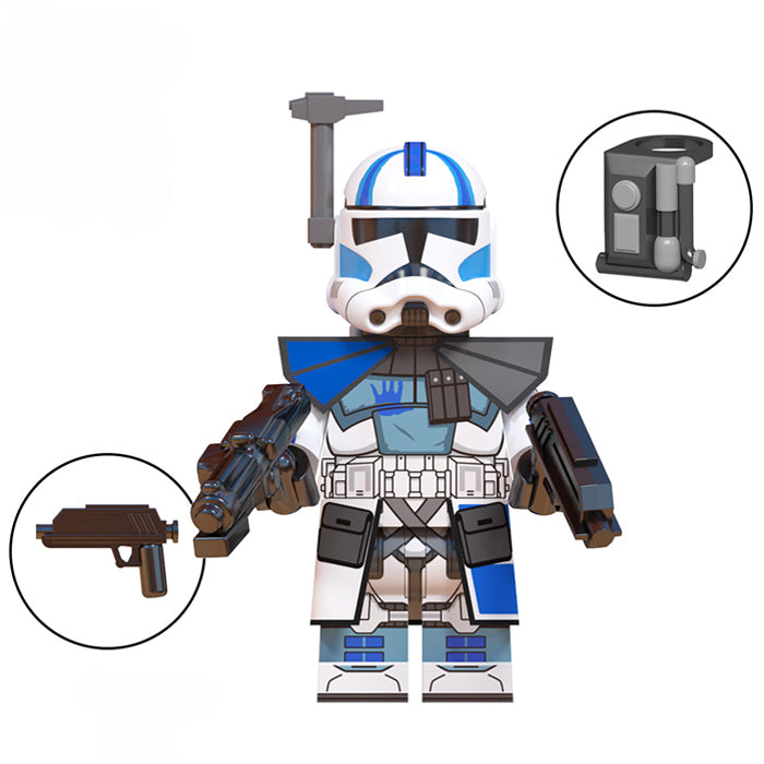 501st Legion Echo Clone Trooper (Star Wars) Custom Building Blocks Mini Figures Compatible with LEGO