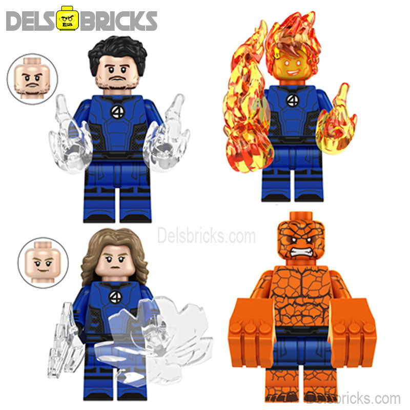 Set of (Marvel Fantastic Four) Custom Building Blocks Mini Figures  Compatible with LEGO - Main Image