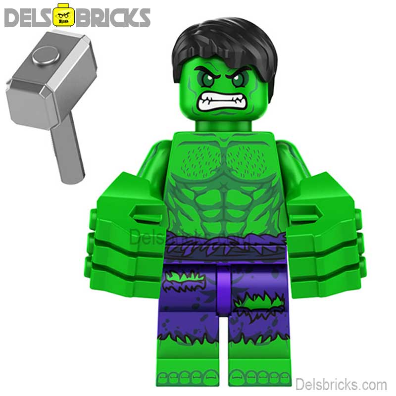 The Hulk (Marvel Avengers) Custom Building Blocks Mini Figures