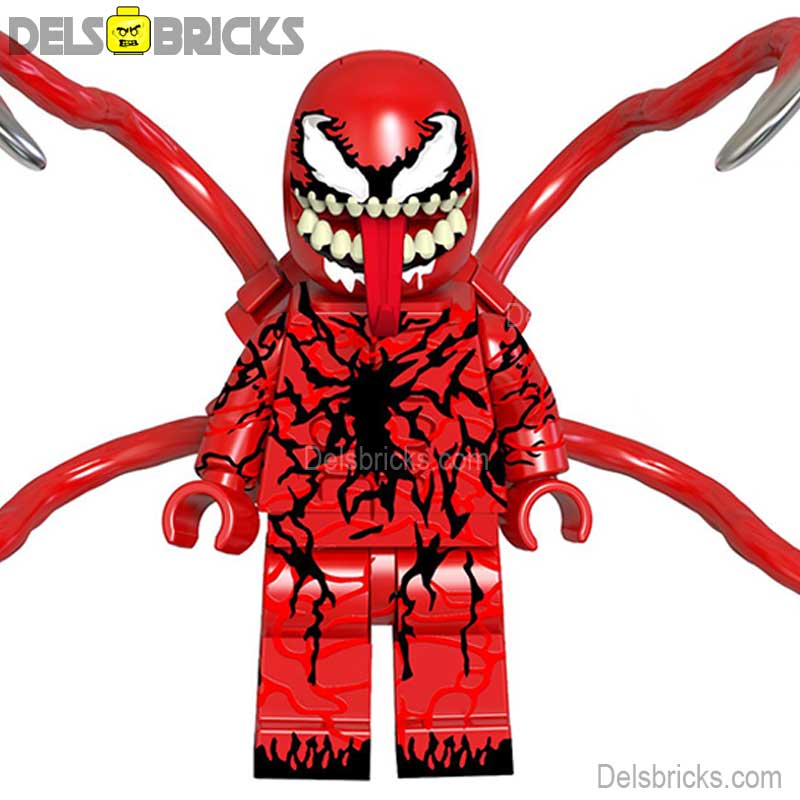 Carnage from Venom (Marvel Spider-Man) Custom Building Blocks