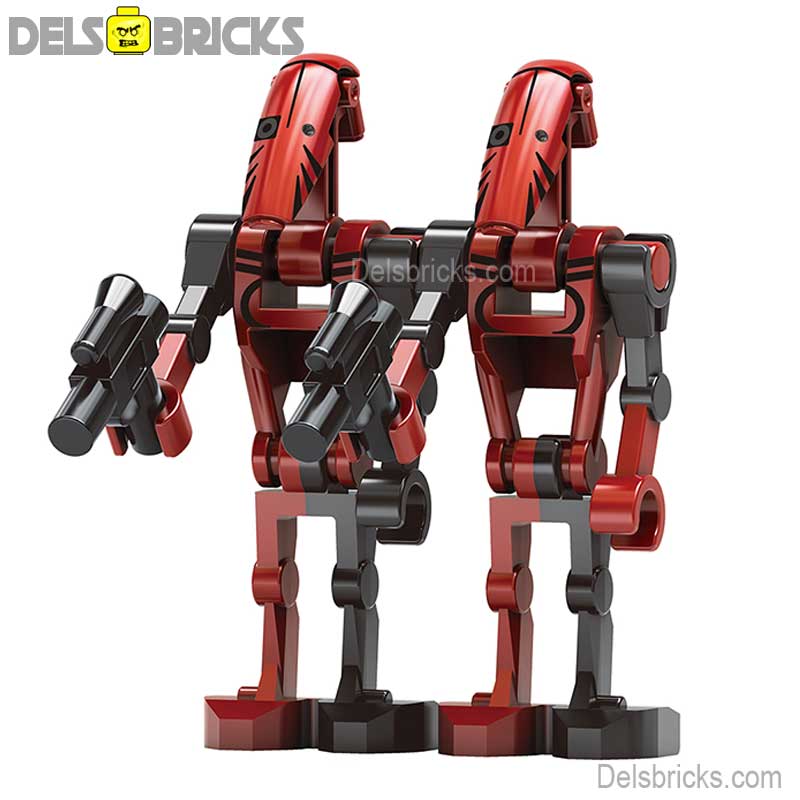 Set of Mister Bones Battle Droids (Star Wars) Custom Building Blocks  Mini Figures Compatible with LEGO