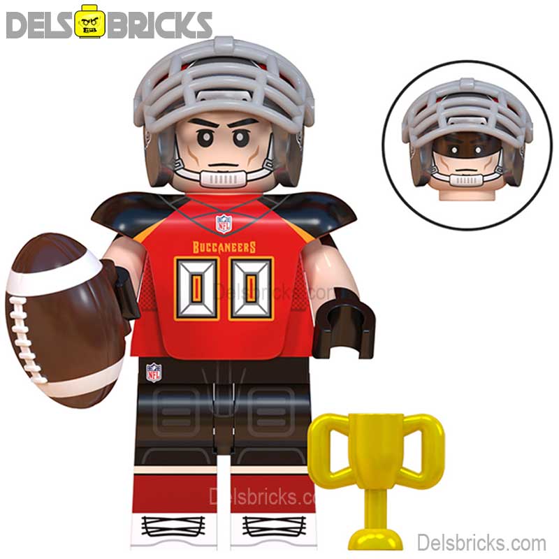 Tampa Bay Buccaneers (NFL Football) Custom Building Blocks Mini Figures  Compatible with LEGO