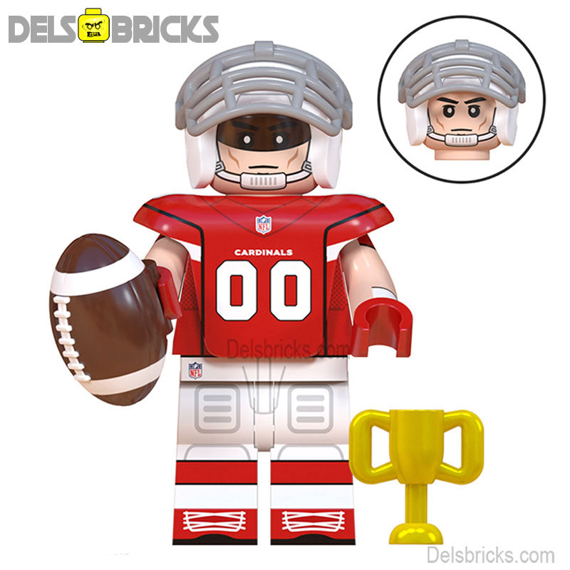 Arizona Cardinals (NFL Football) Custom Building Blocks Mini Figures Compatible with LEGO