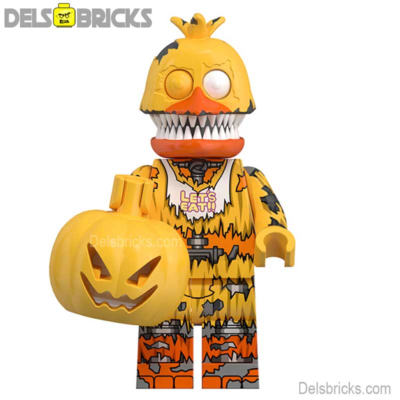 Jack o' Chica (Five Nights at Freddy's) - Custom Building Blocks
