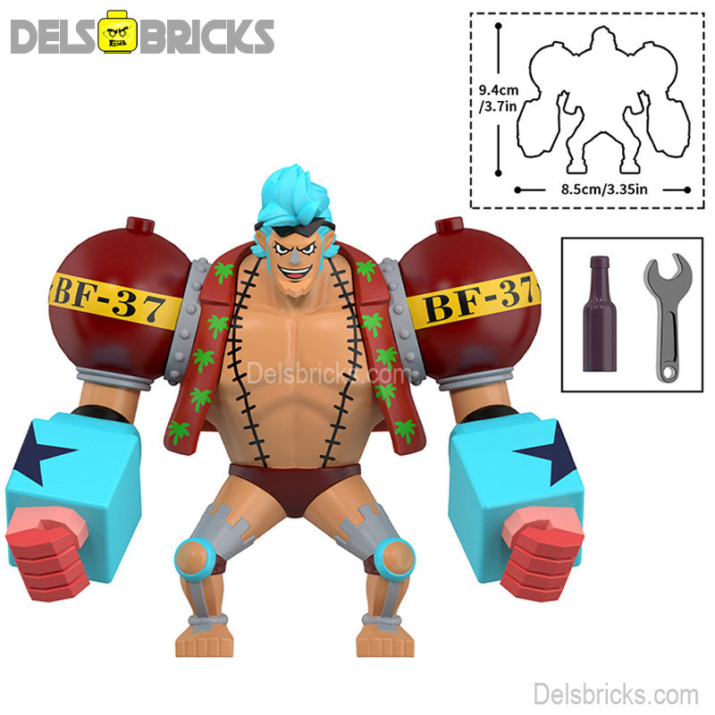 Franky Big (One Piece) - Custom Building Blocks Mini Figures