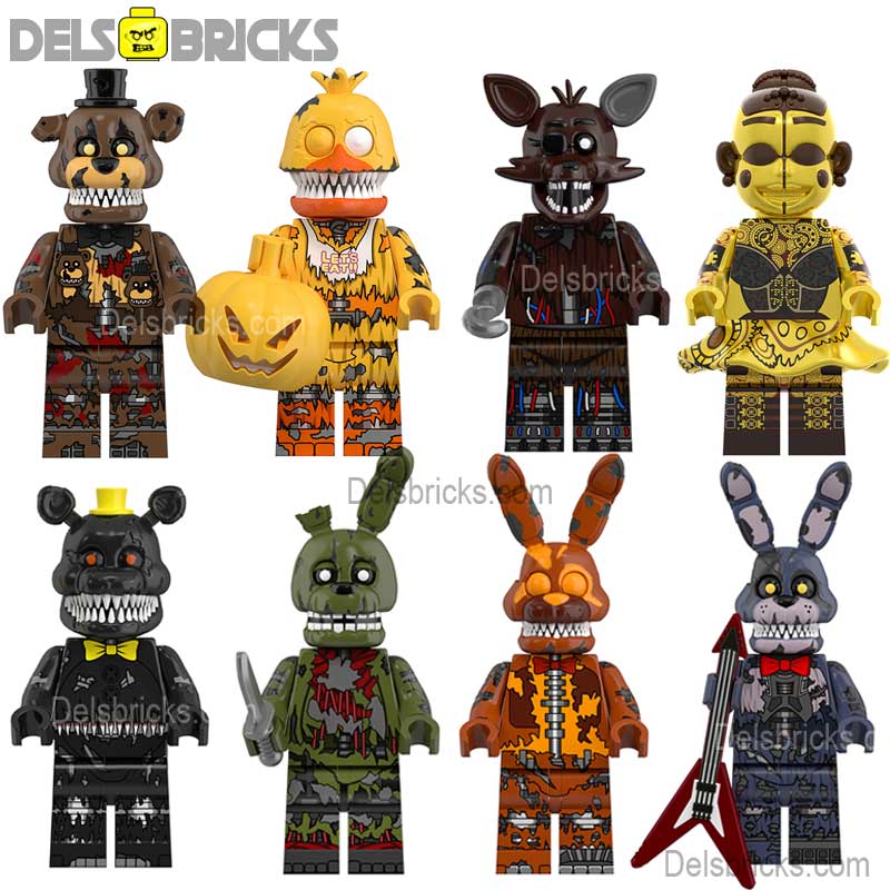 Fnaf Movie Lego Five Nights At Freddy's Set Of (Five Nights