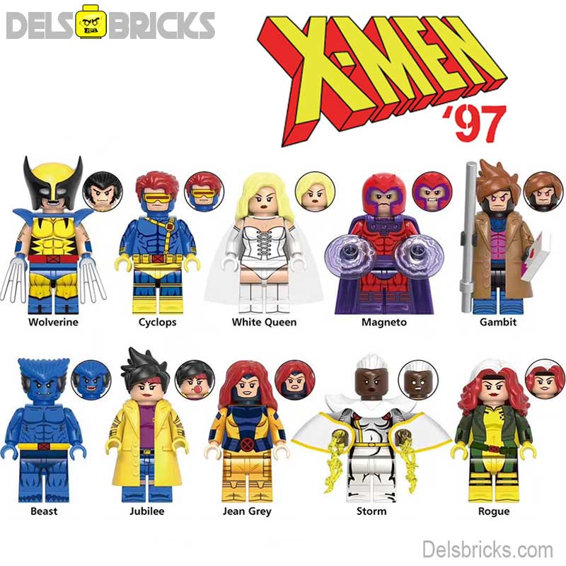 X-men Animated Series Classic Minifigures Lego hot Compatible