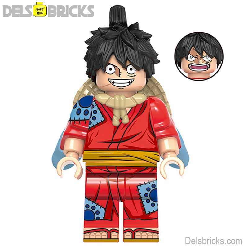 Monkey D Luffy (One Piece) - Custom Building Blocks Mini Figures Compatible  with LEGO