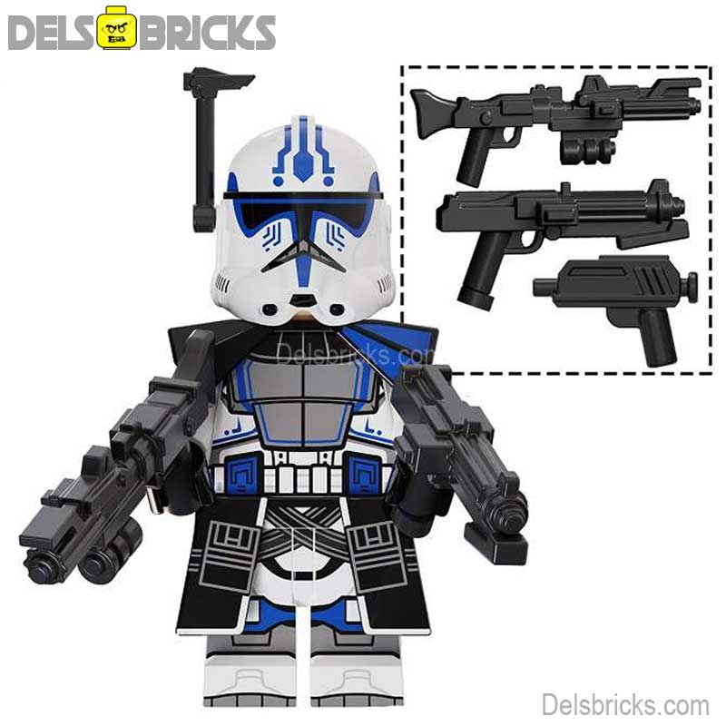 Hardcase 501st Legion Clone Trooper Phase (Star Wars) Custom Building Blocks Mini Figures Compatible with LEGO