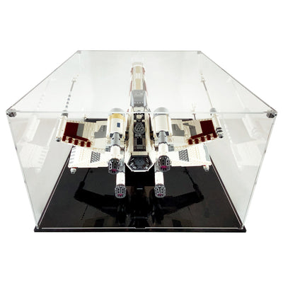 Display Geek Flying Box 3mm Thick Custom Acrylic Display Case for LEGO 75355 x-Wing Starfighter (12.5h x 24.5w x 20d)