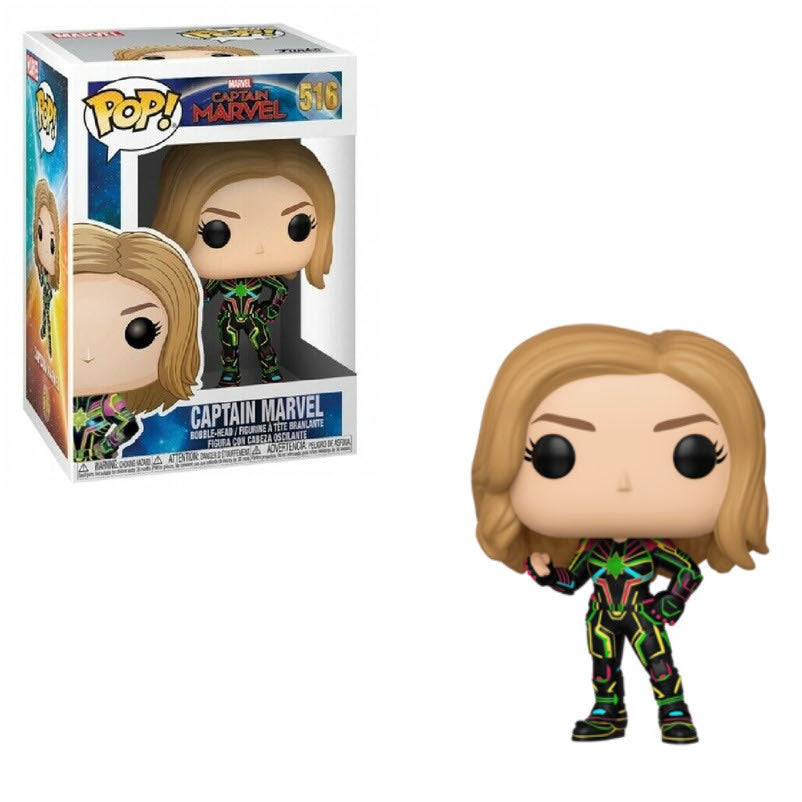 Funko Pop Captain Marvel Neon #516