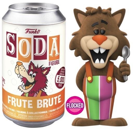 cereal monsters funko Funko Soda Ad Icons Cereal Monsters Frute Brute Flocked Exclusive LE 5000  pcs Rare Grail Vaulted Vinyl Toy Art Figure