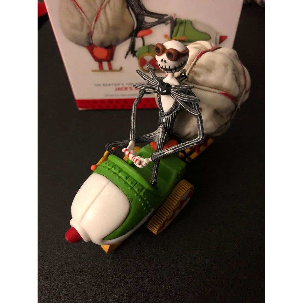Christmas Ornament of Jack Skellington Sleigh (Used) Display Geek, Inc.
