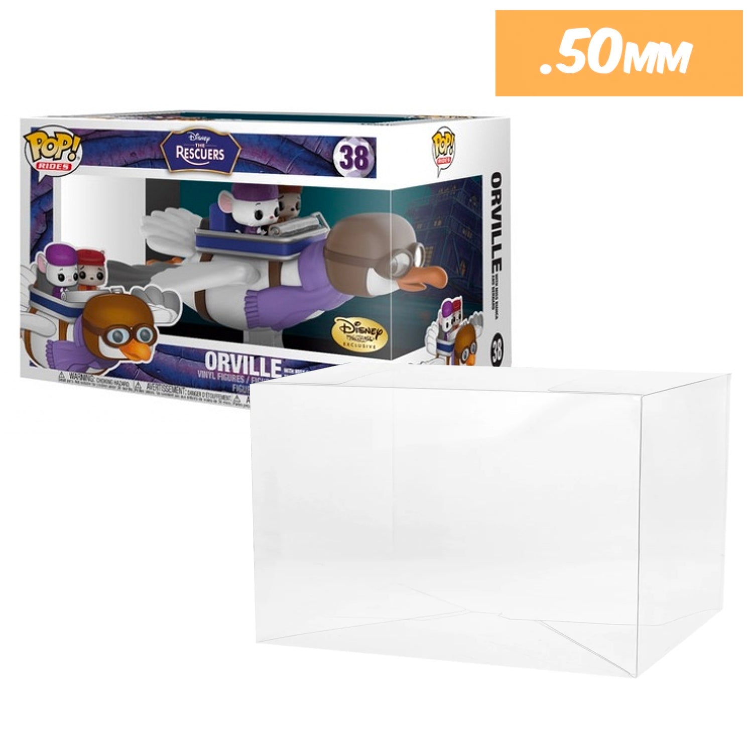Borger Ringlet Avl POP RIDES (ORVILLE) Pop Protectors for Funko (50mm thick) 7.25h x 10.7–  Display Geek, Inc.