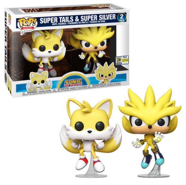 Sonic the Hedgehog - Super Tails & Super Silver (SDCC Sticker)– Display  Geek, Inc.
